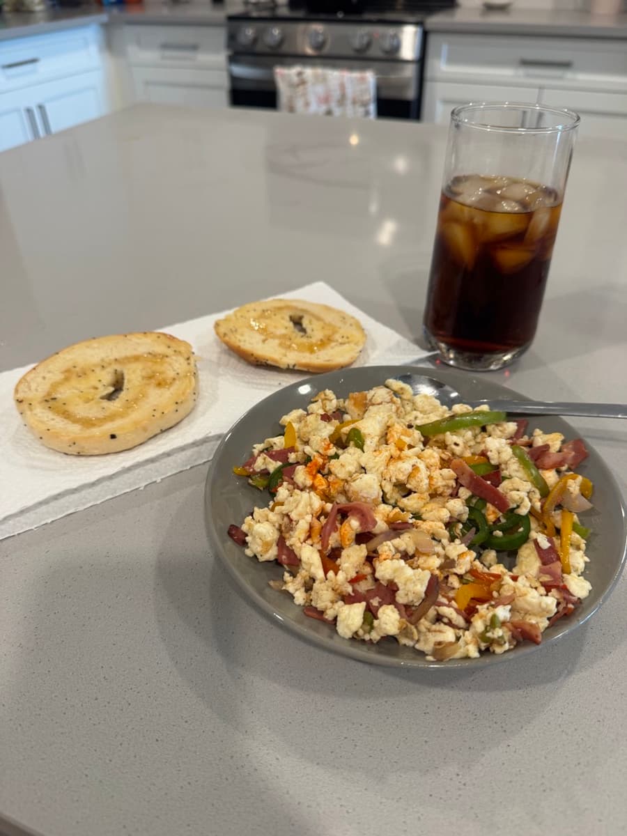 Breakfast — what Zay eats